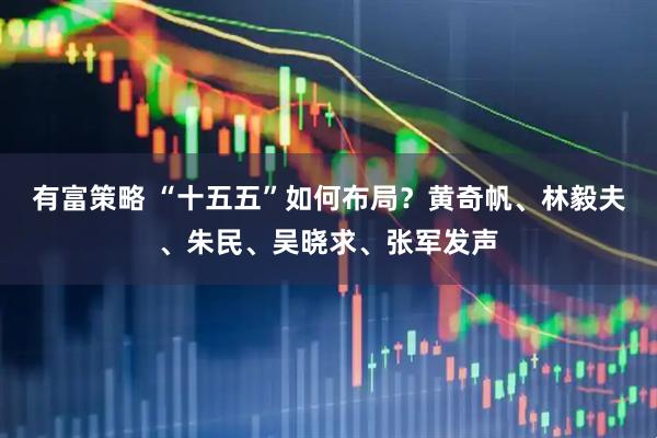 有富策略 “十五五”如何布局？黄奇帆、林毅夫、朱民、吴晓求、张军发声